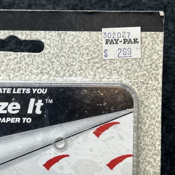 NOS Vtg 1989 InterDesign Customize It Clear Light Switch Wall Plate Wallpaper - Picture 6 of 6